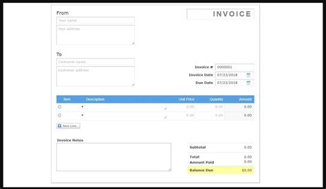 skynova invoices